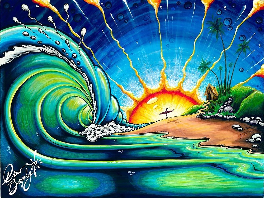 SUNRISE painting by Drew Brophy