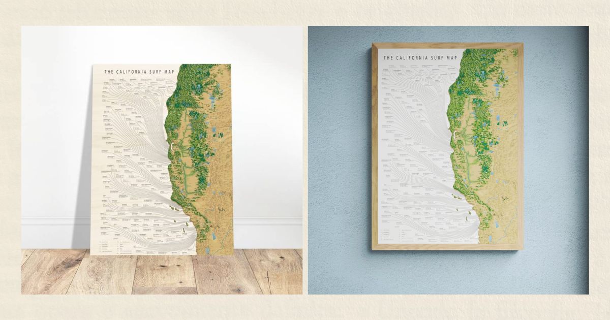 Malin and Mizen California Surf Map