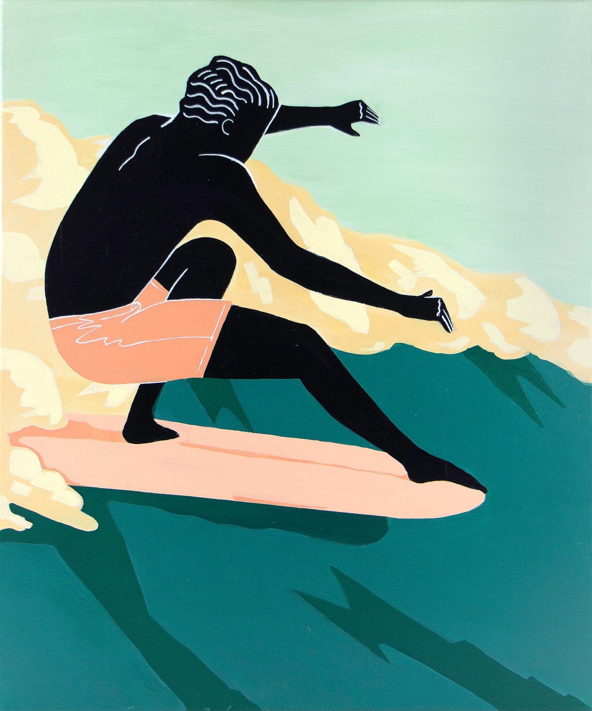 Стильный рисунок на серфинге