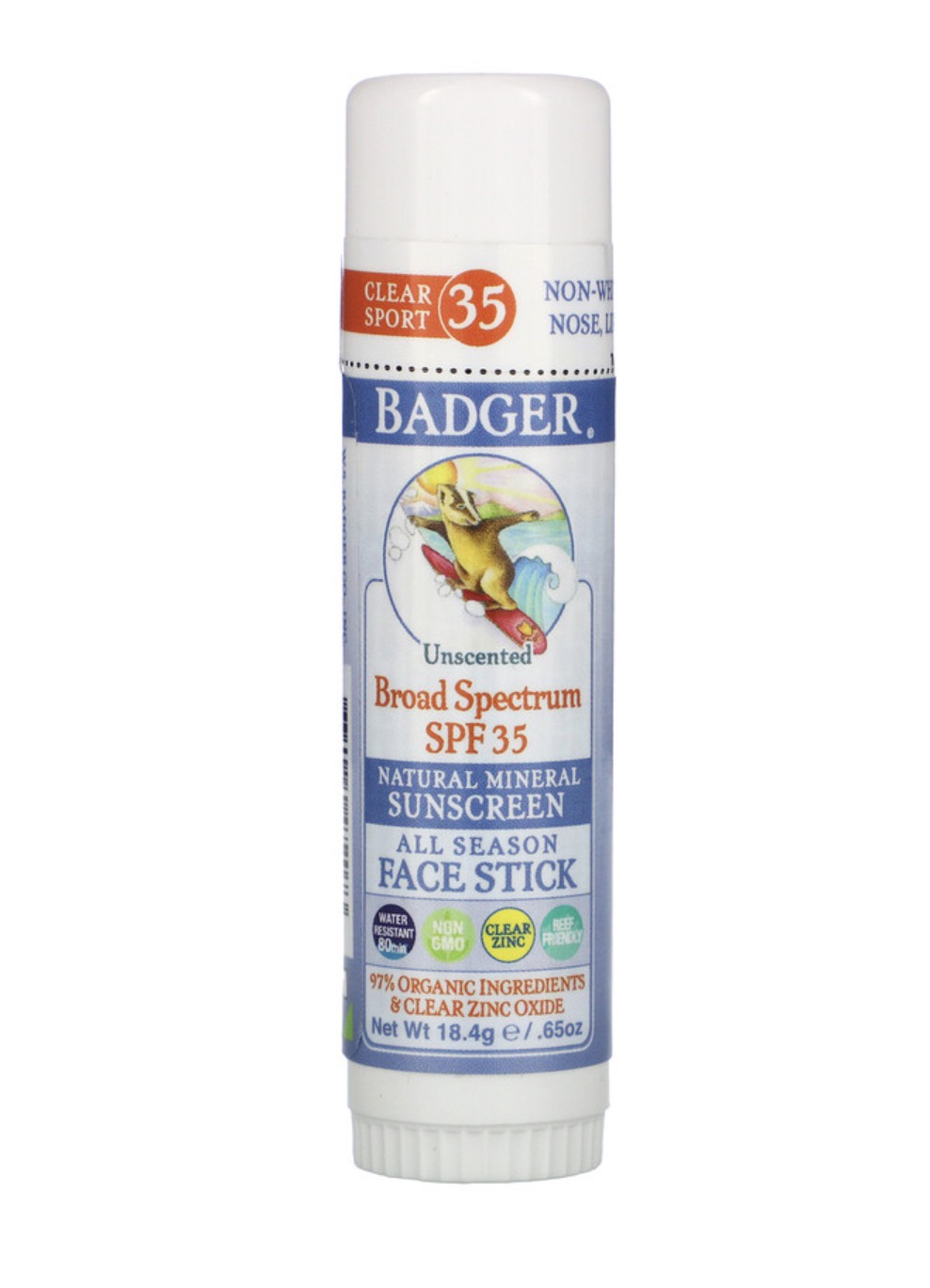 badger face stick