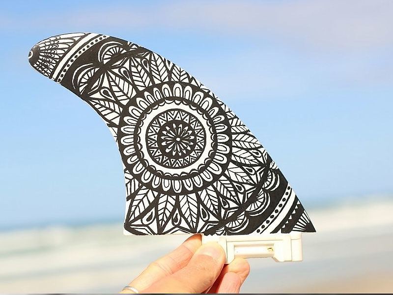 Surfboard Fin Art
