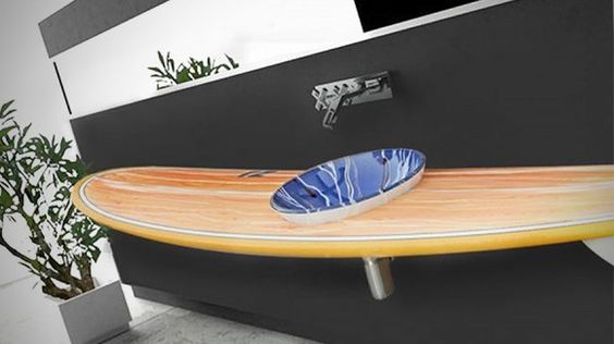 Surfboard bath