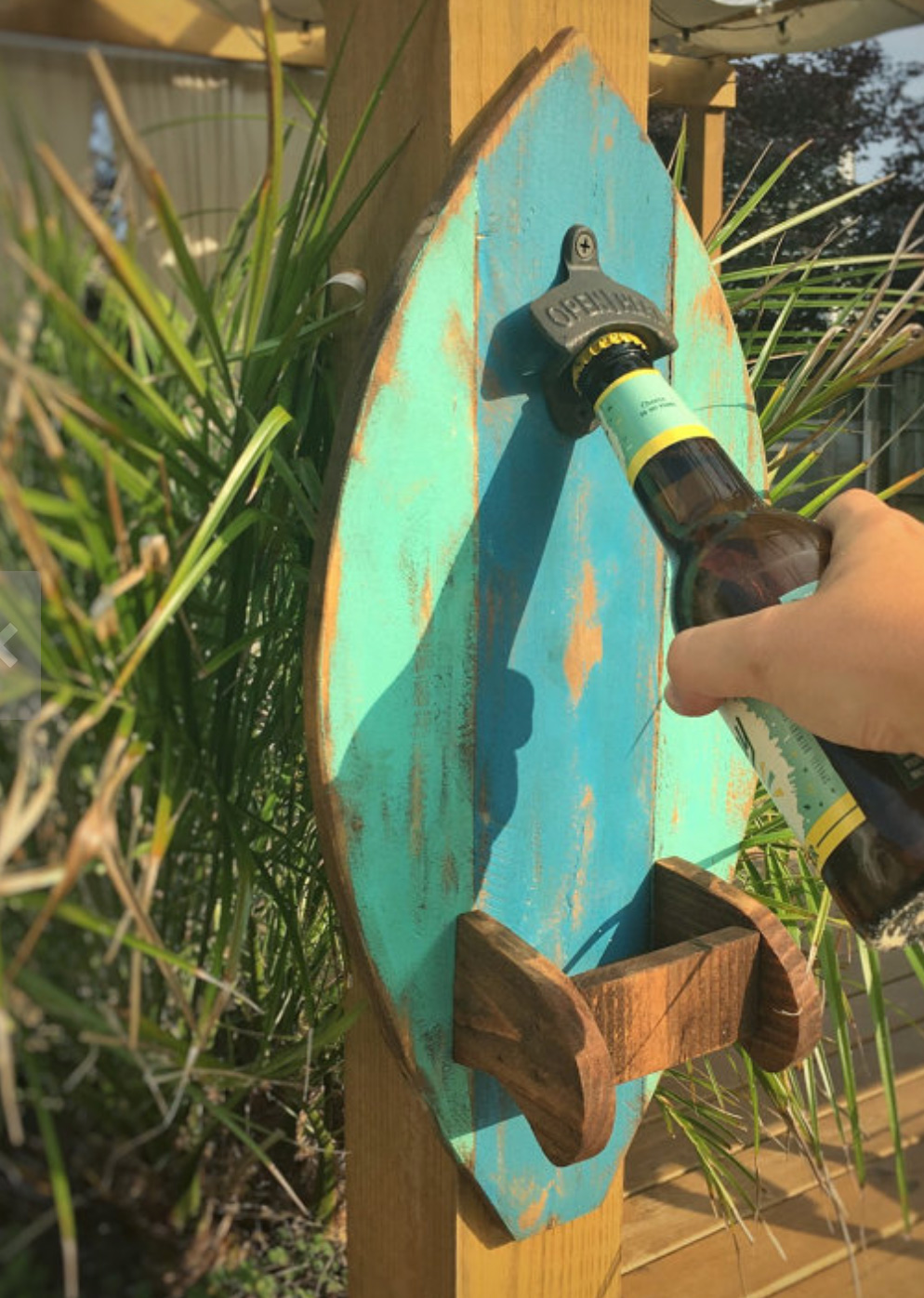 Surfboard bottle opener 1