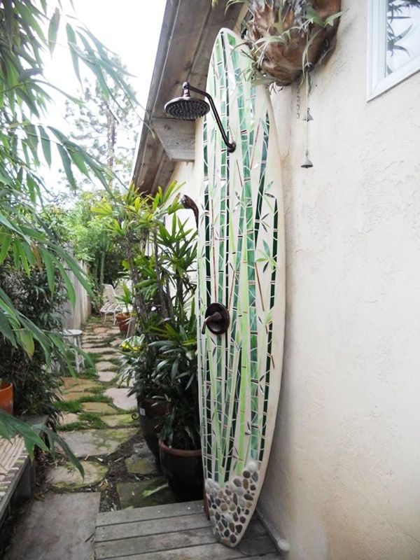 Surfboard shower