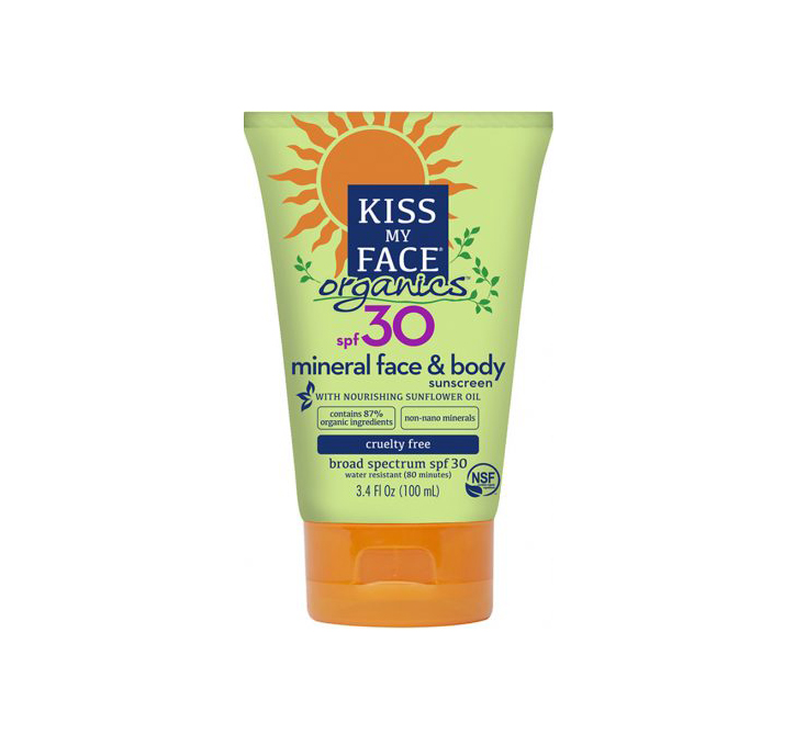 Kiss my face sunblock