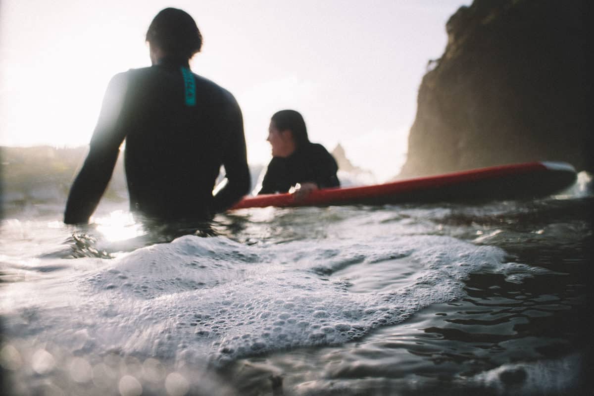 Surfing longboard