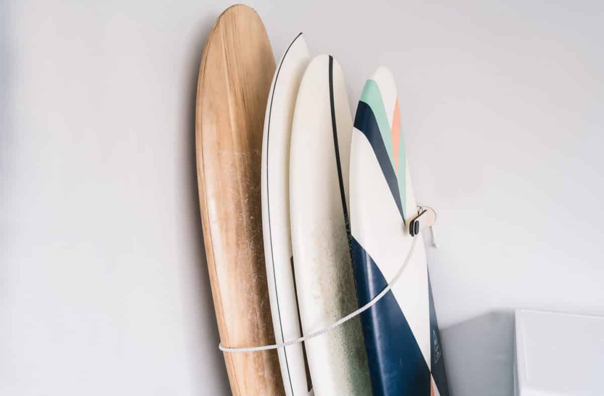 Eco surfboard rack