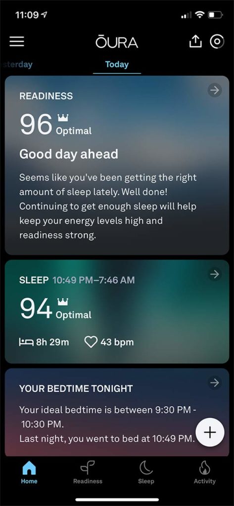 Oura ring app 1