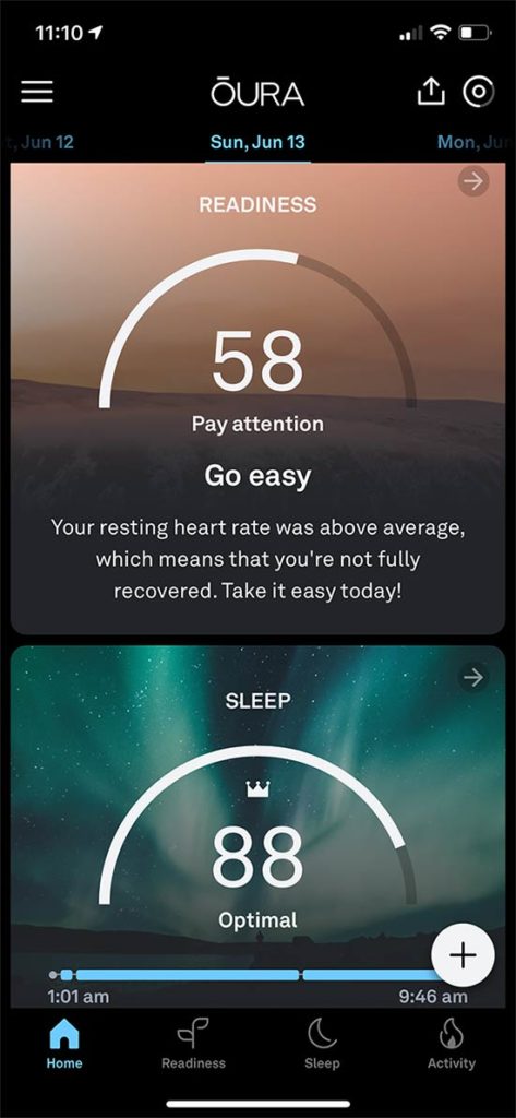 Oura ring app 2