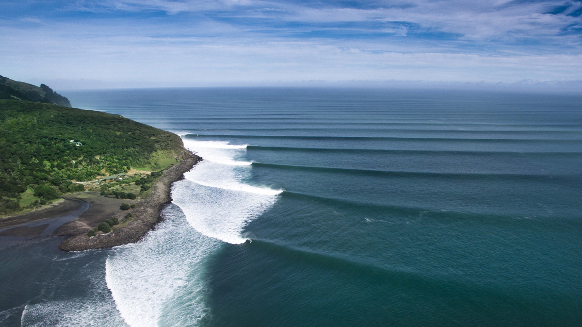Mount Karioi above Raglan, Waikato, New Zealand
