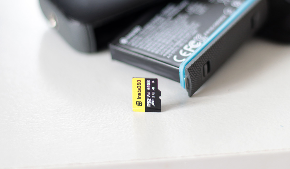 Insta360 ONE X2 memory card