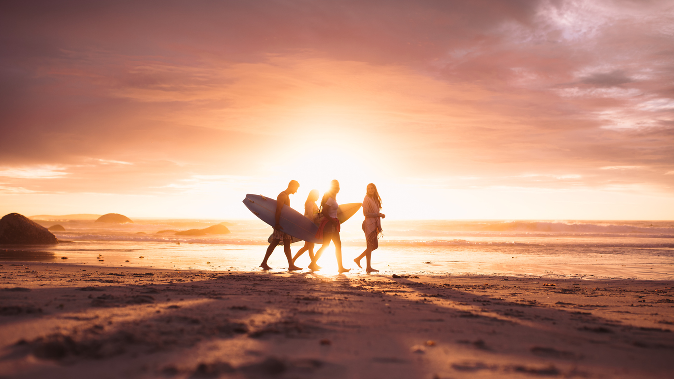 What do surfers wear?