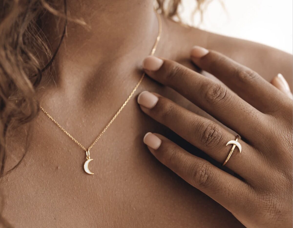 Moon surf Necklace