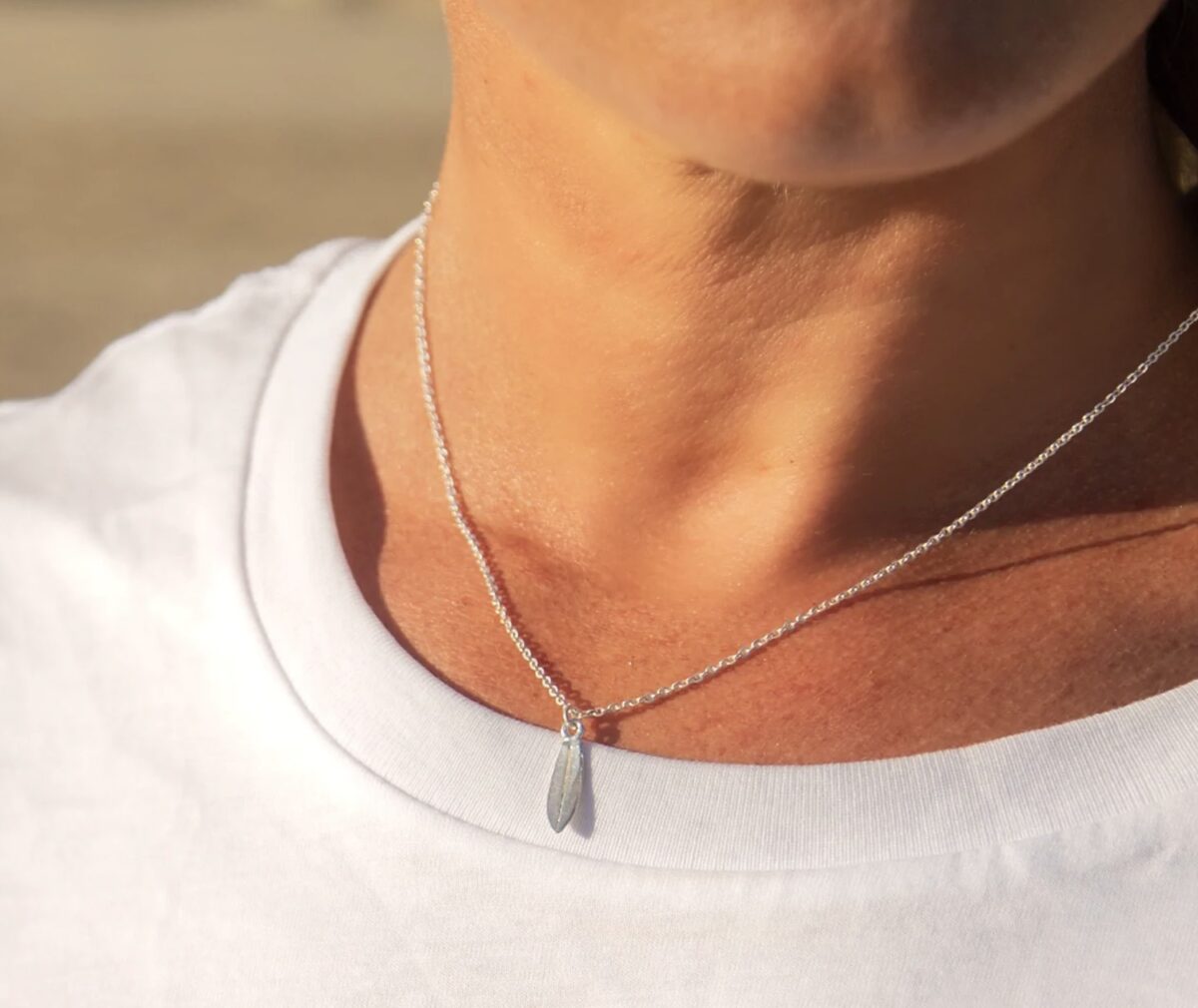 THE WAVE PROJECT SURFBOARD NECKLACE