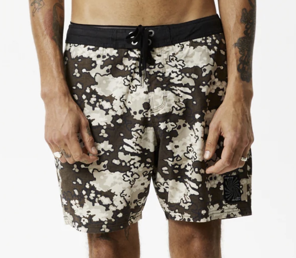 Afends Hemp Fixed Waist Boardshorts 1
