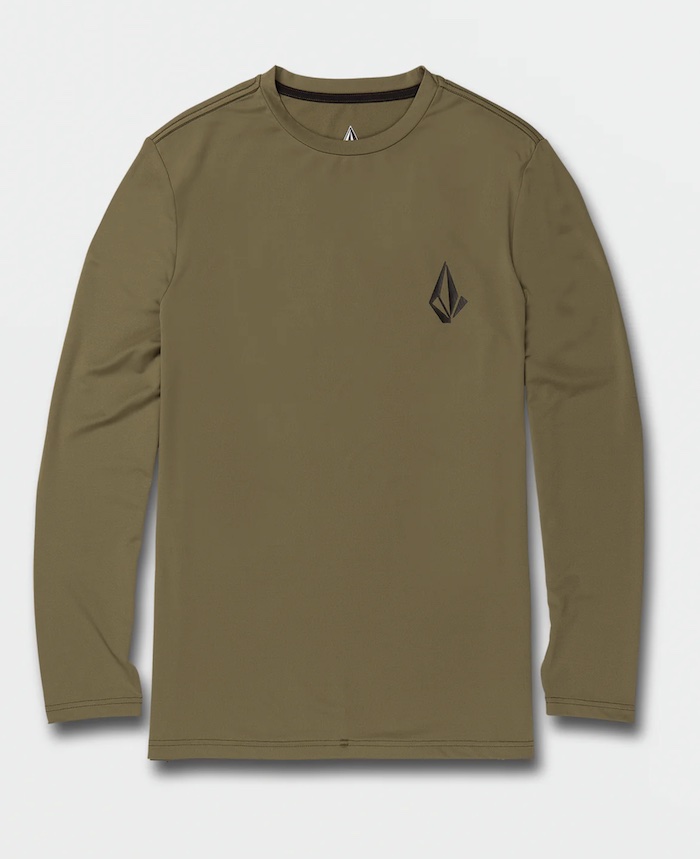 Volcom TAUNT LONG SLEEVE RASHGUARD MILITARY