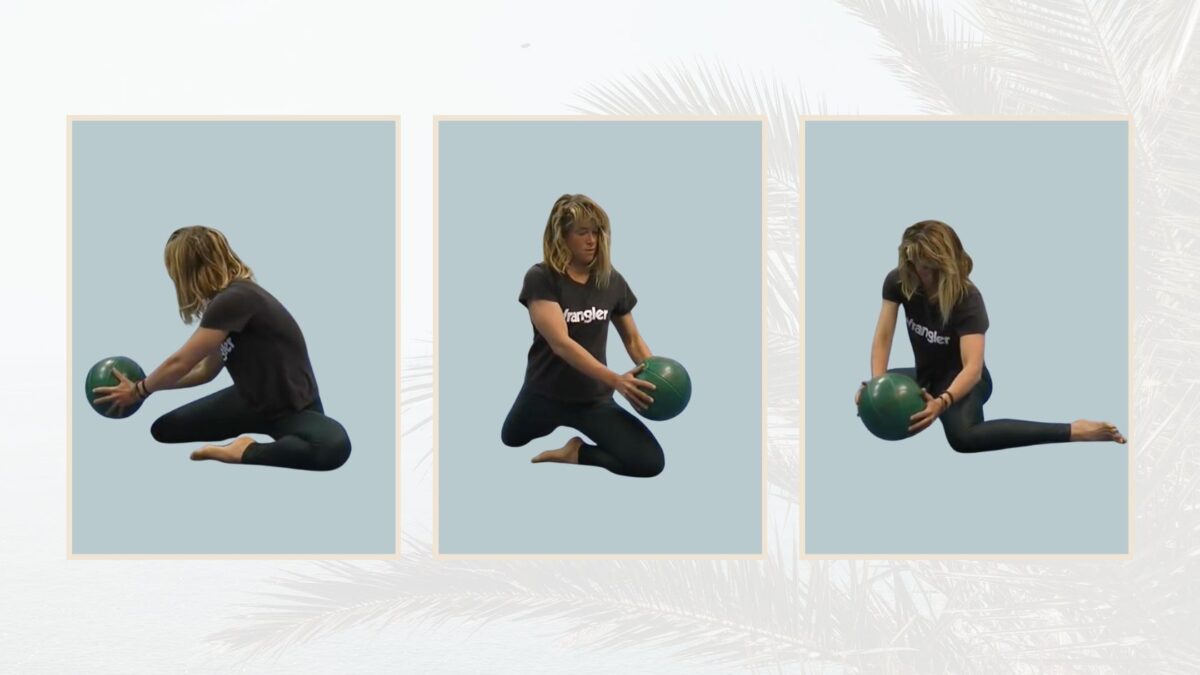 Hip Rotation Sit Ups with Weights