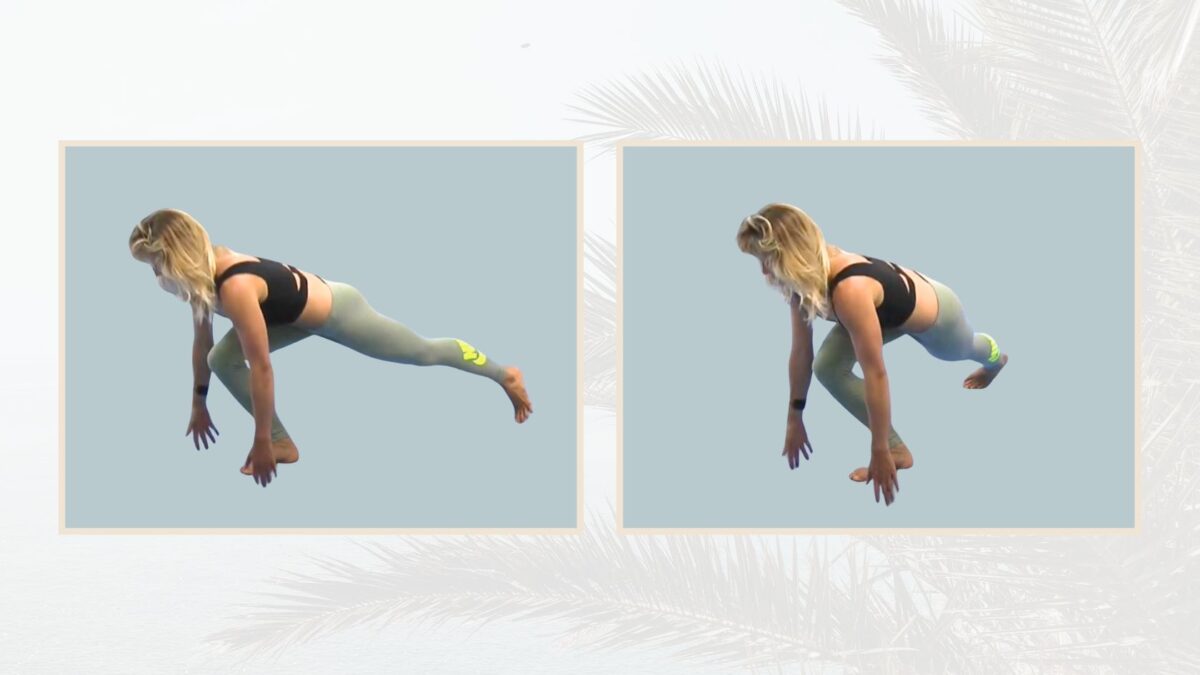 Improve your surfing Skater to Curtsy Squat