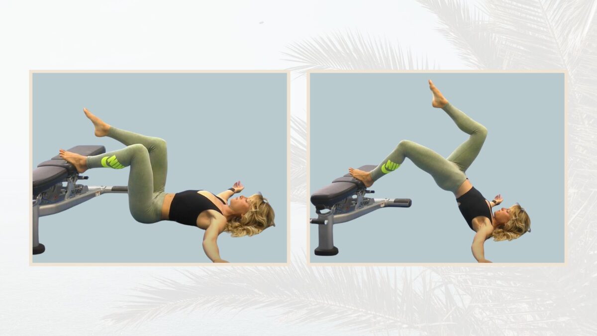 Surfing Exercises Single Leg Hip Bridge