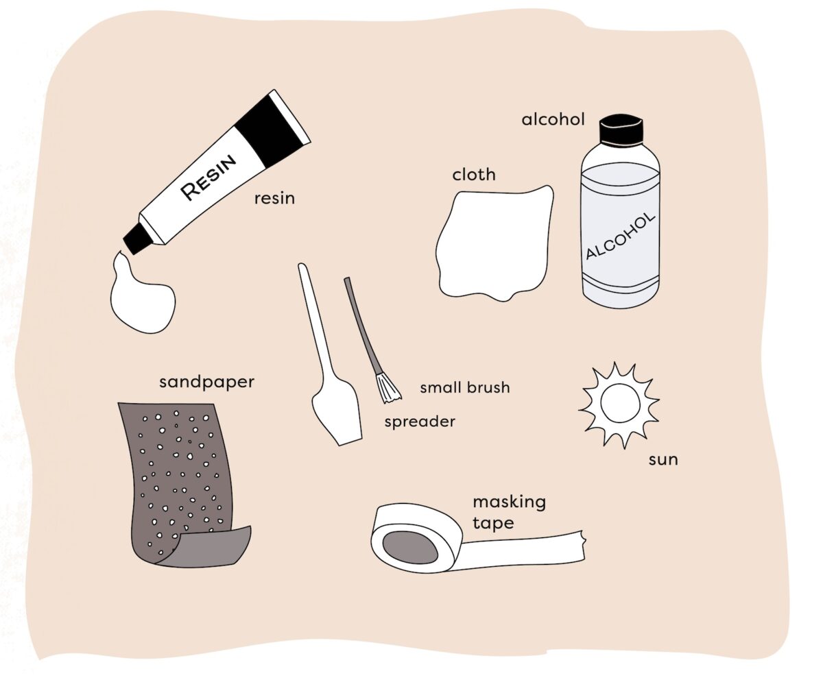 How to repair the surfboard at home