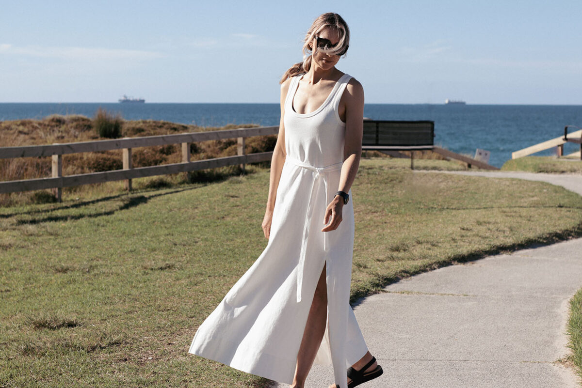 Outerknown Hermesa Dress Salt