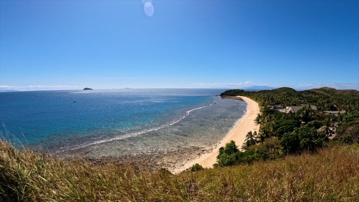 Look out on Mana Island Resort and Spa