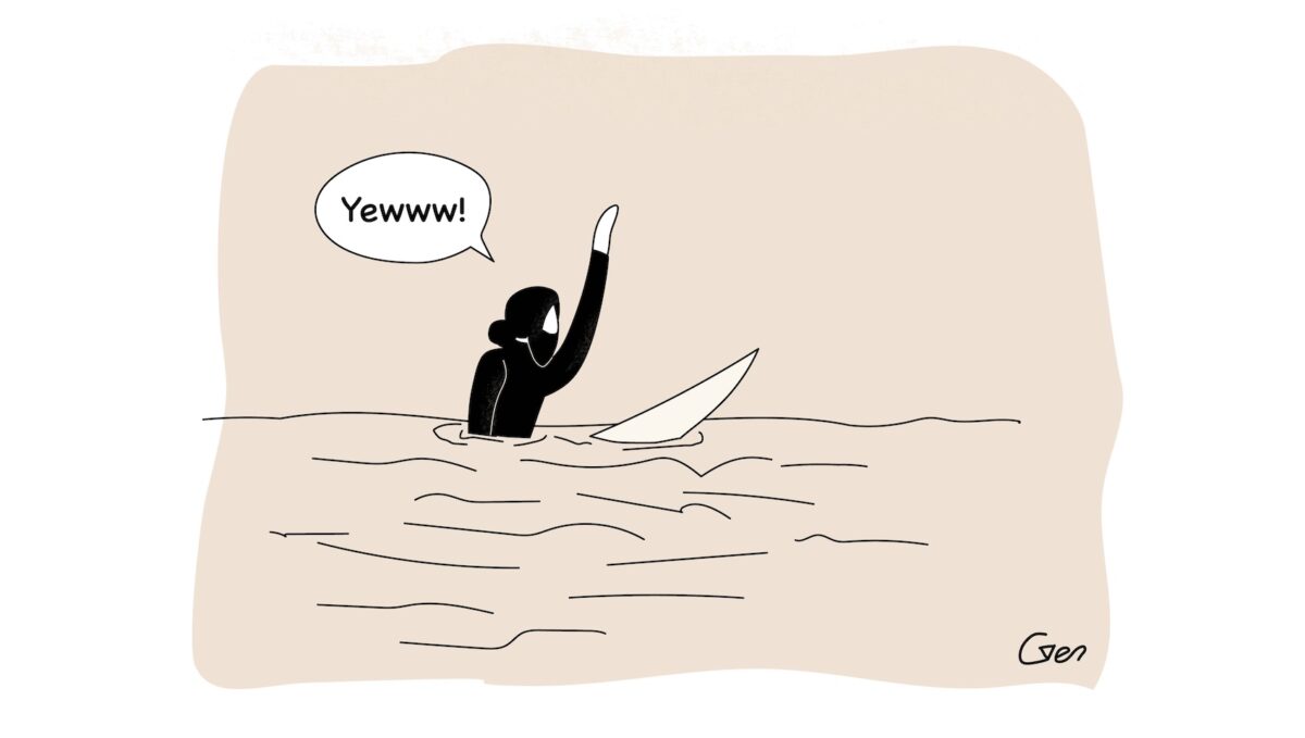 surfer illustration