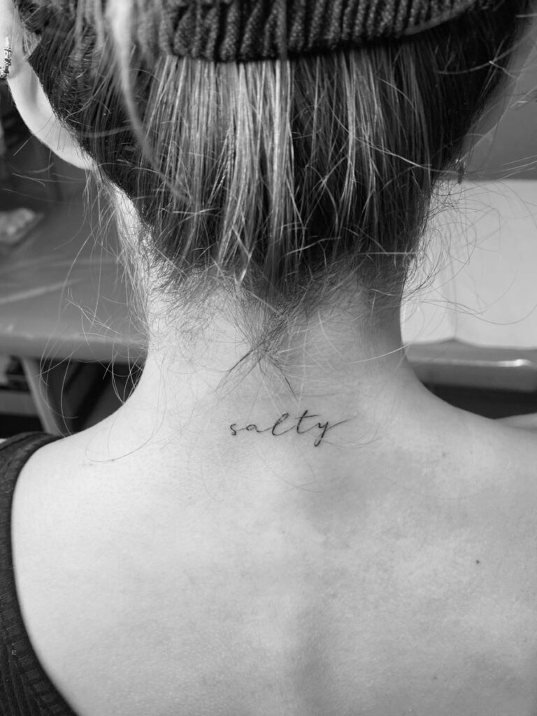 Salty tatoo